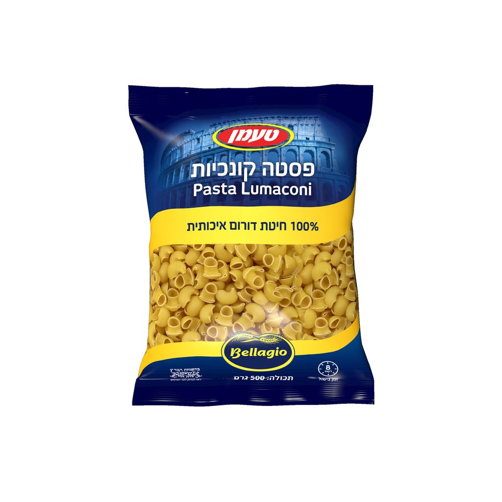 פסטה קונכיות טעמן 500 גר'