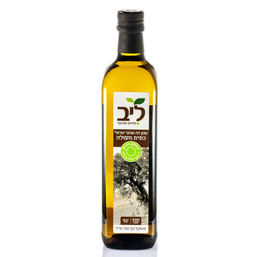 שמן זית אורגני 750מ"ל ליב