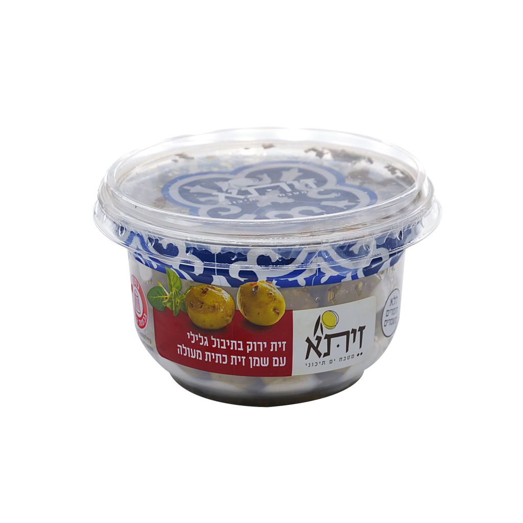 זית ירוק בתיבול גלילי 215ג