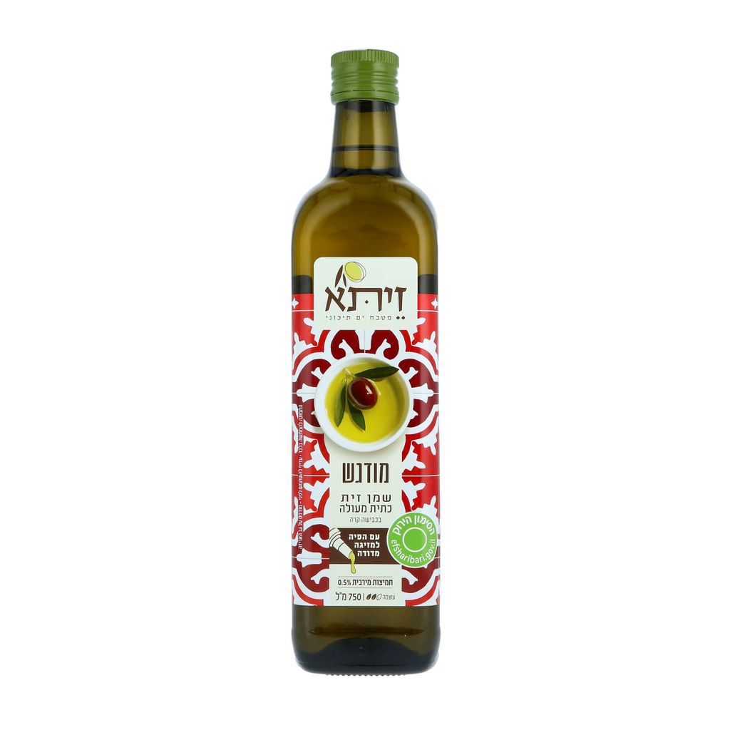 זיתא שמן זית כתית מעולה בטעם מודגש 750 מל