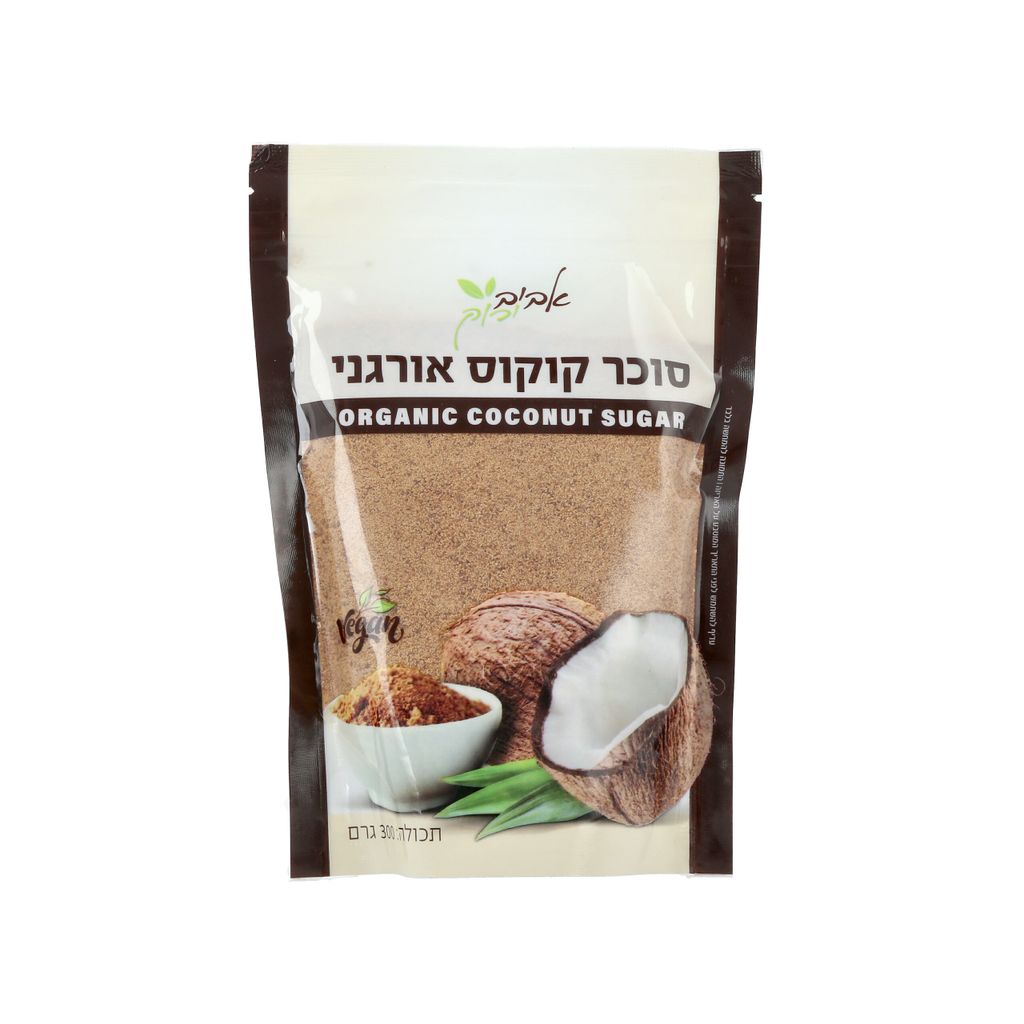 סוכר קוקוס אורגני 300 גרם