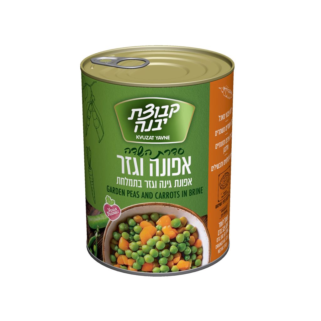 אפונת גינה וגזר A2 325 גרם