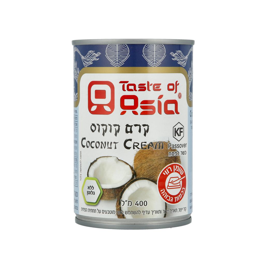 קרם קוקוס 20%-22% שומן 400מ"ל