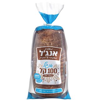 לחם מלא 100% עם שיפון קל פרוס