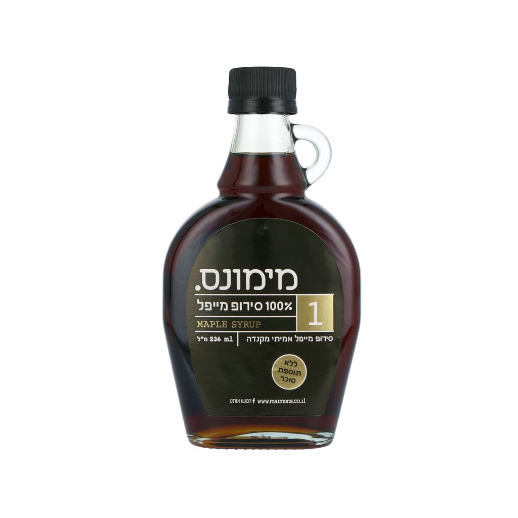 סירופ מייפל 100% 236 גרם