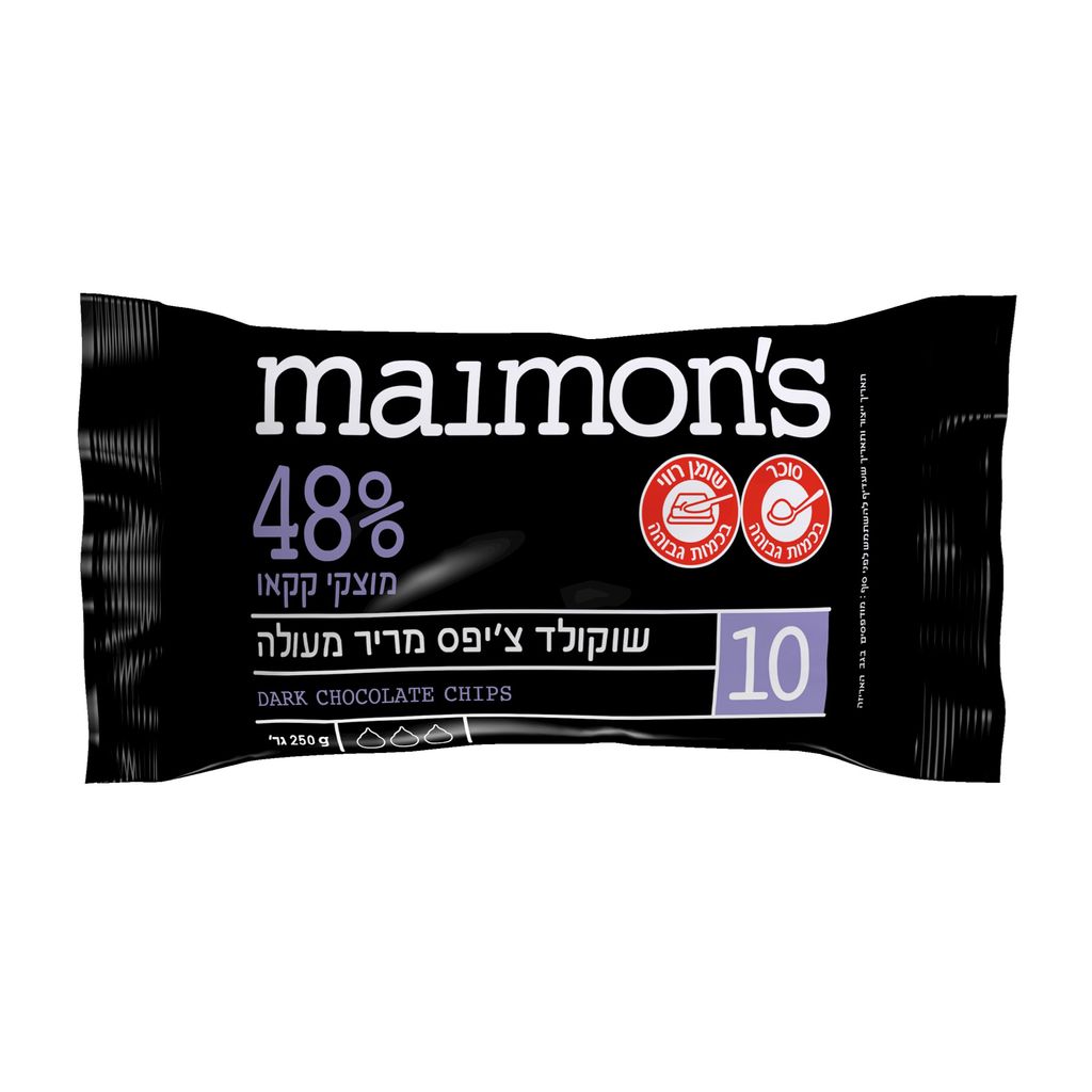 שוקולד צ'יפס 48%