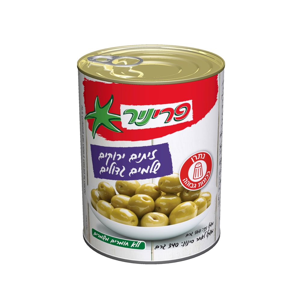 זיתים ירוקים גדול 560 גרם פרי ניר