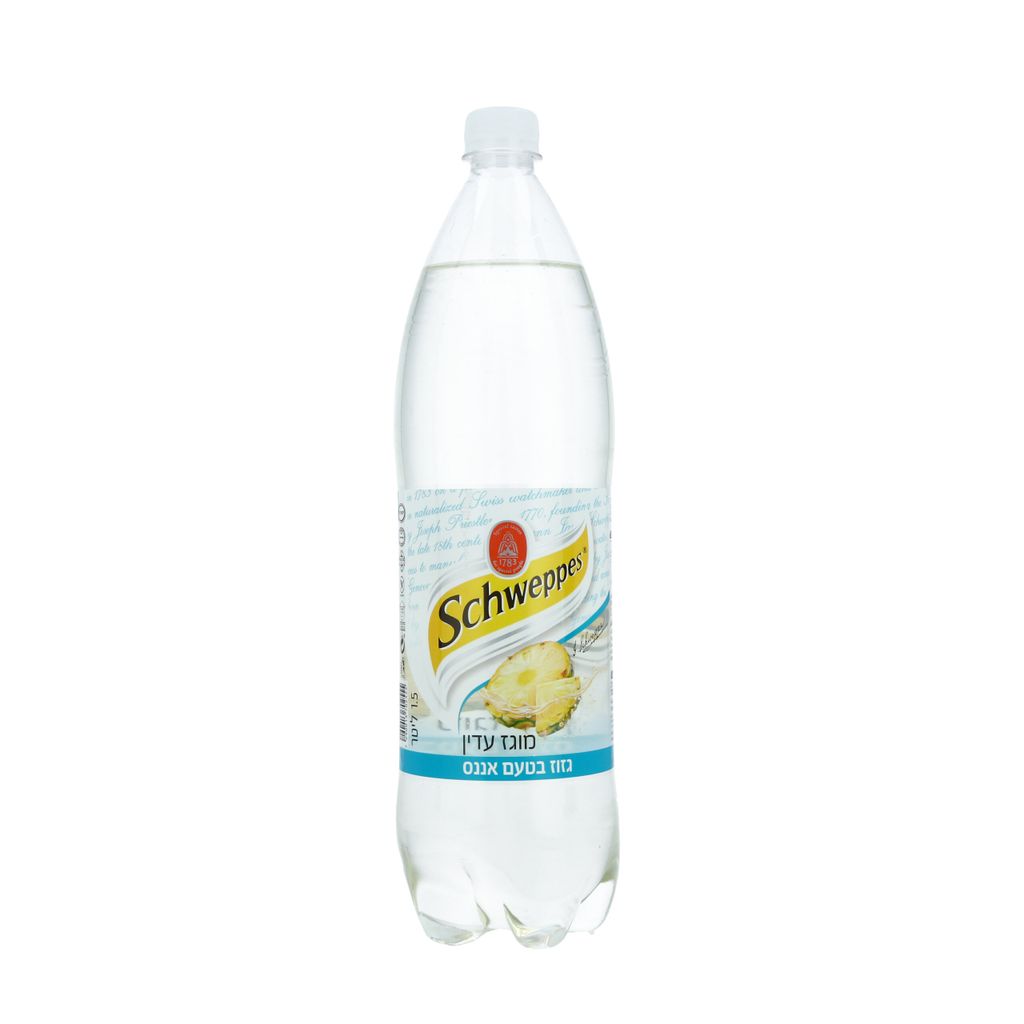 שוופס מוגז עדין אננס 1.5 ל'