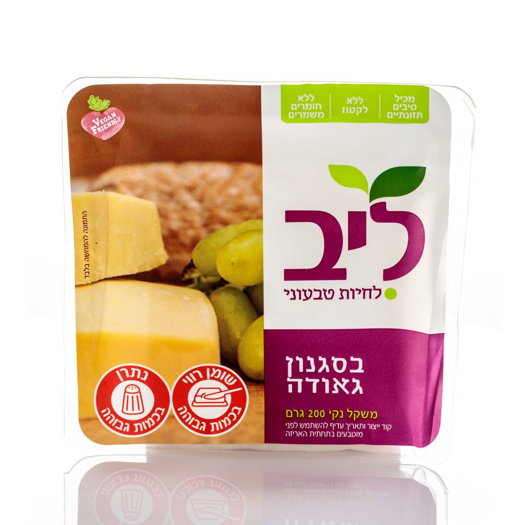 ליב בסגנון גאודה טבעונית 200 גרם