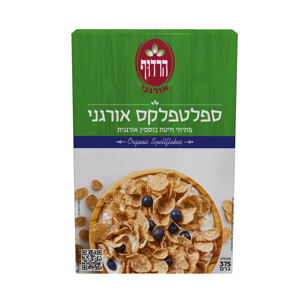 ספלטפלקס אורגני פתיתי כוסמין 375 גר