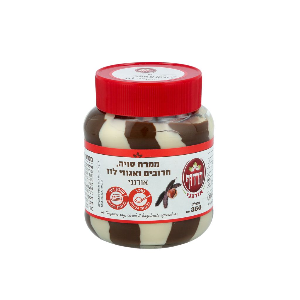 ממרח סויה חרובים ואגוזים אורגני 350 גרם הרדוף