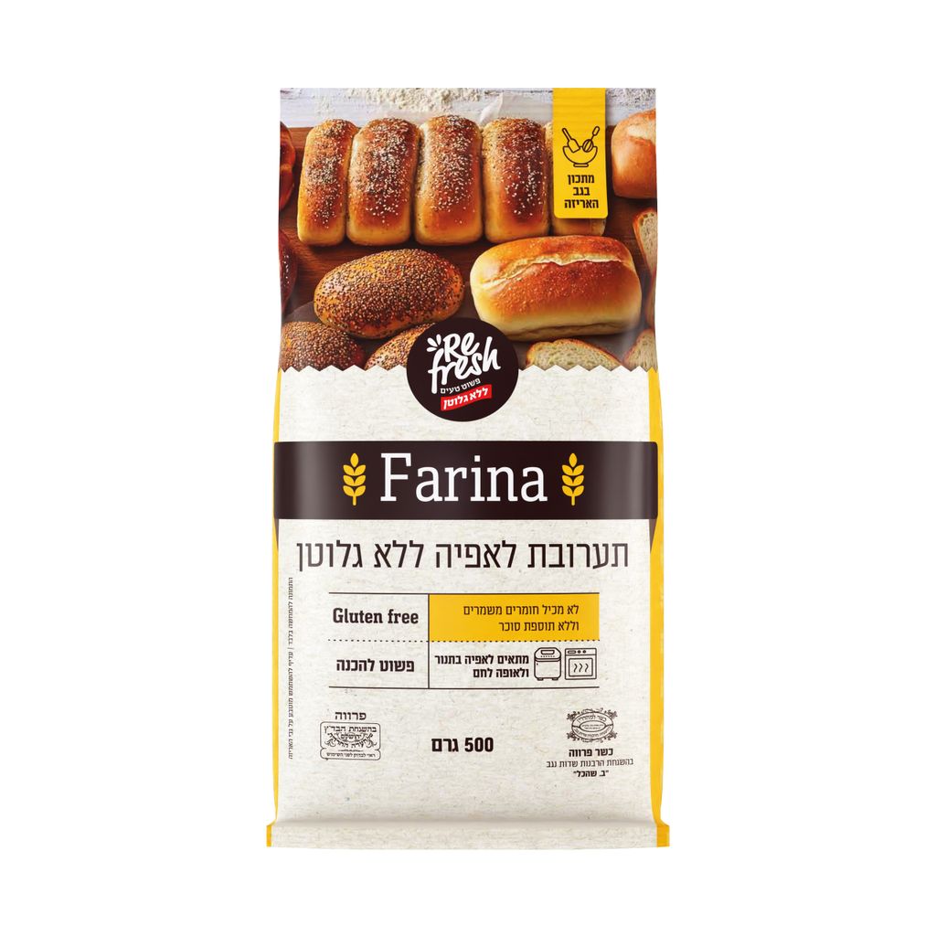 Farina תערובת לאפיה ללא גלוטן 500 גרם