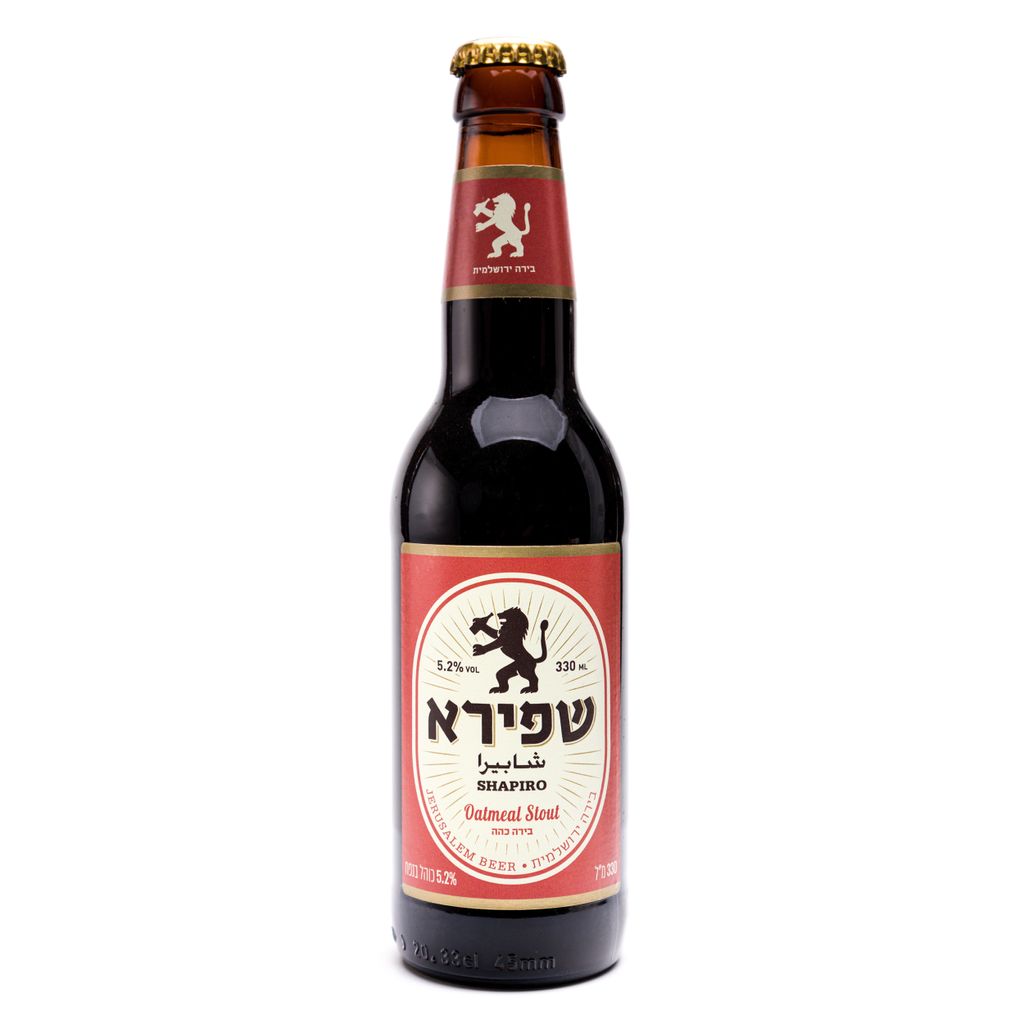שפירא סטאוט ח"פ 330 בקבוק 24 יח'
