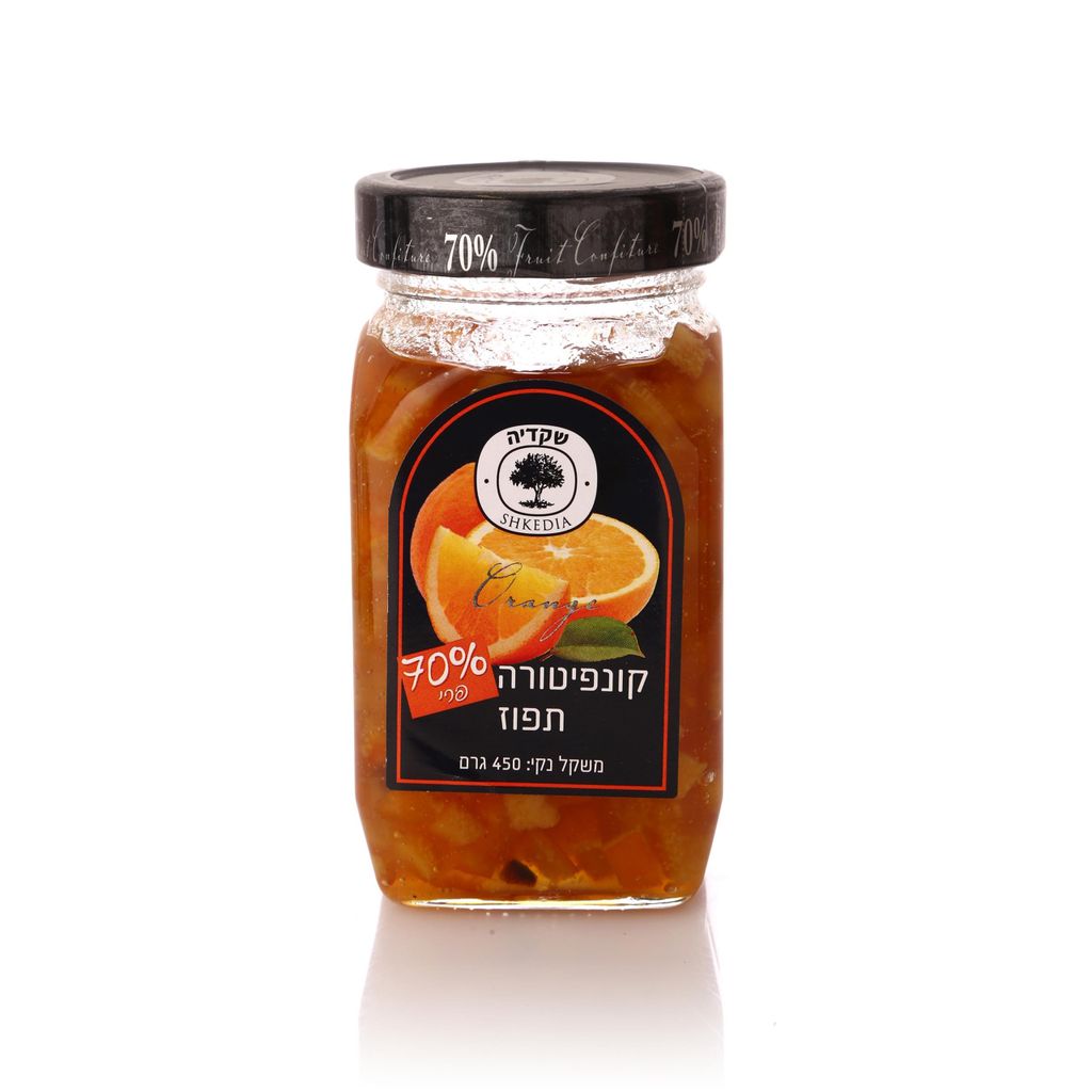 שקדיה,קונפיטורה תפוז 70%