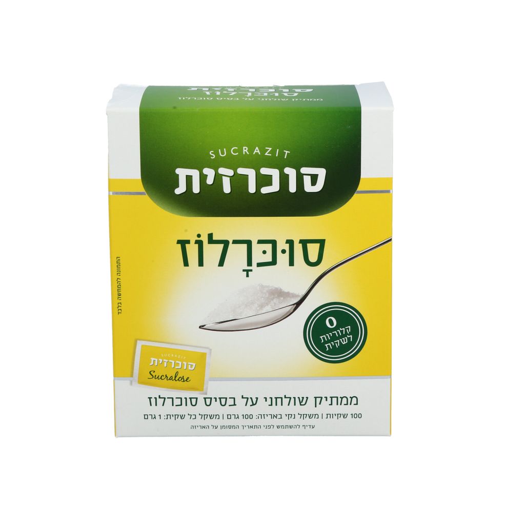 סוכרזית סוכרלוז, ממתיק על בסיס סוכרלוז  100 שקיות