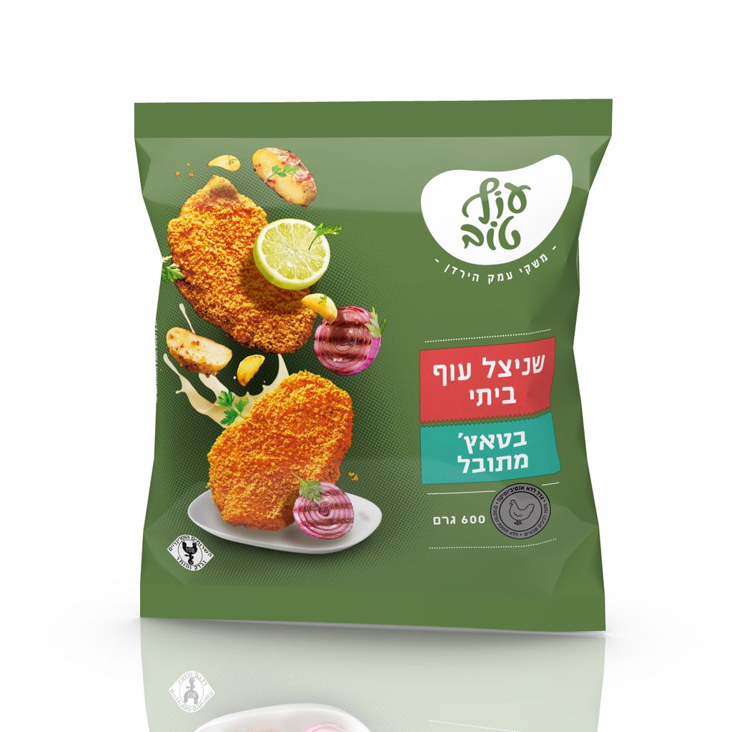 שניצל עוף ביתי עם טא