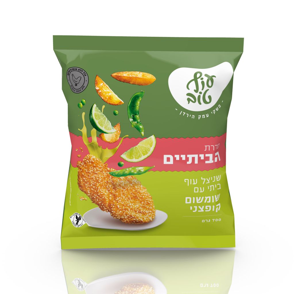 שניצל עוף עם שומשום