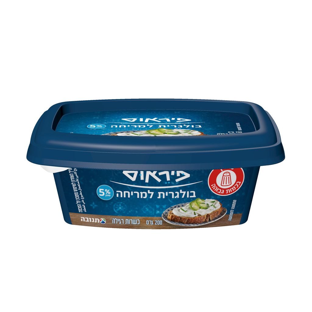 פיראוס בולגרית למריחה טבעי 5% 200גר