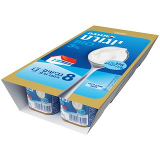 יוגורט 3% בד"צ 8*150 גרם