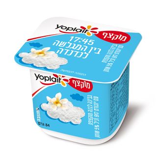 גבינה לבנה מוקצפת עם יוגורט בטעם וניל