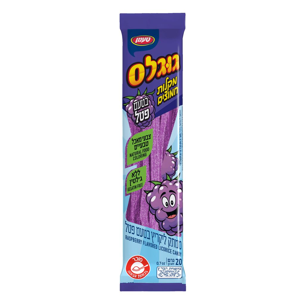 מקלות חמוצים בטעם פטל טעמן 30 גרם