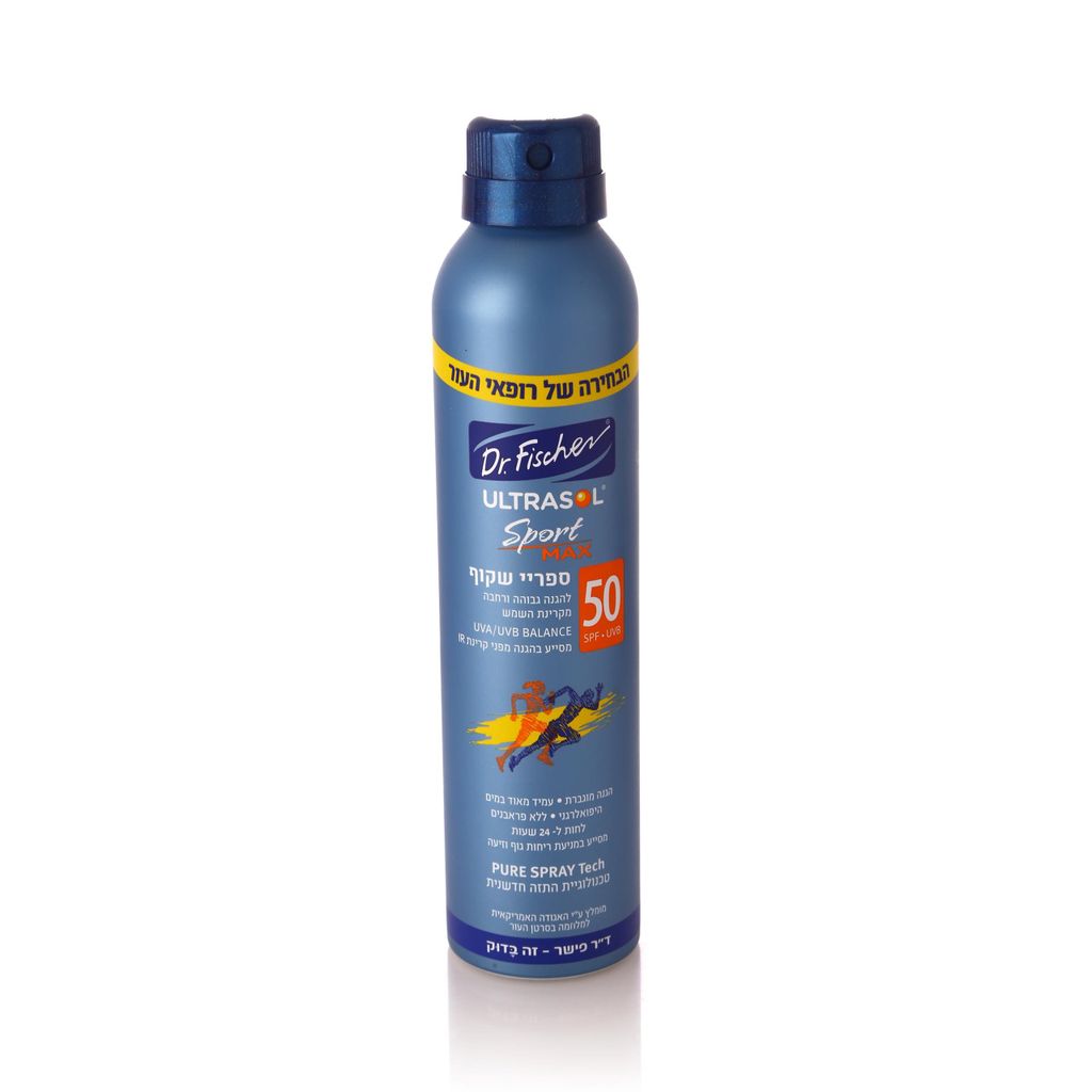 אולטרסול ספורט MAX ספריי שקוף SPF50 200
