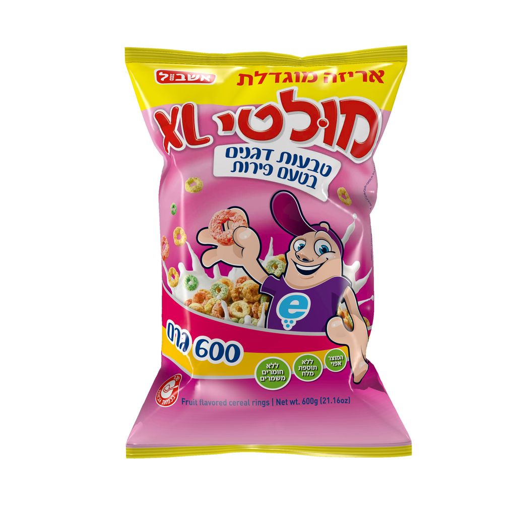 דגני בוקר מולטי פירות XL