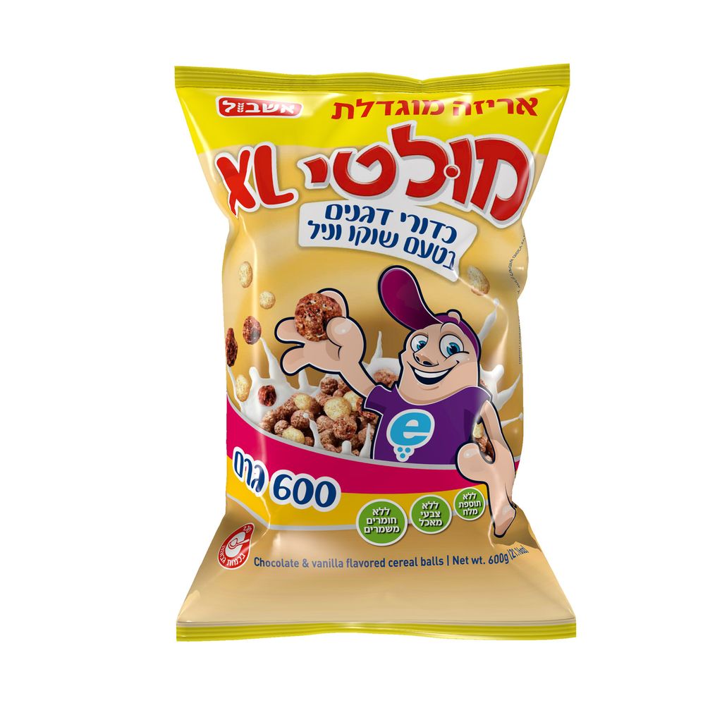 דגני בוקר שוקו וניל xl אריזה מוגדלת