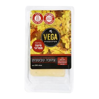 צהובה טבעונית פיצה פ
