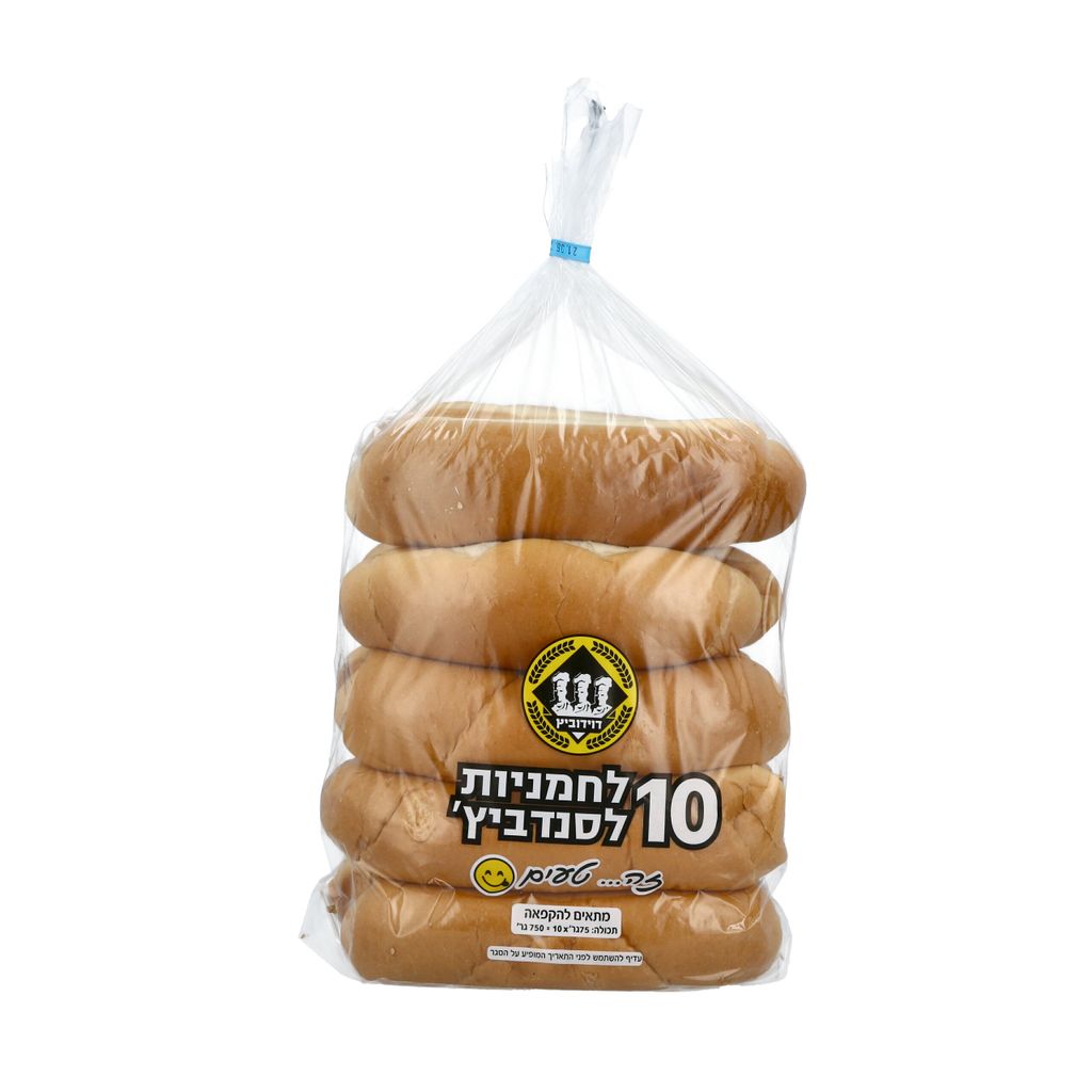 10 לחמניות לסנדוויץ