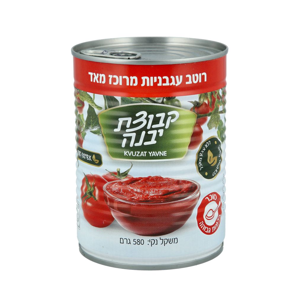 רוטב עגבניות 28-30% 580 ג' יבנה