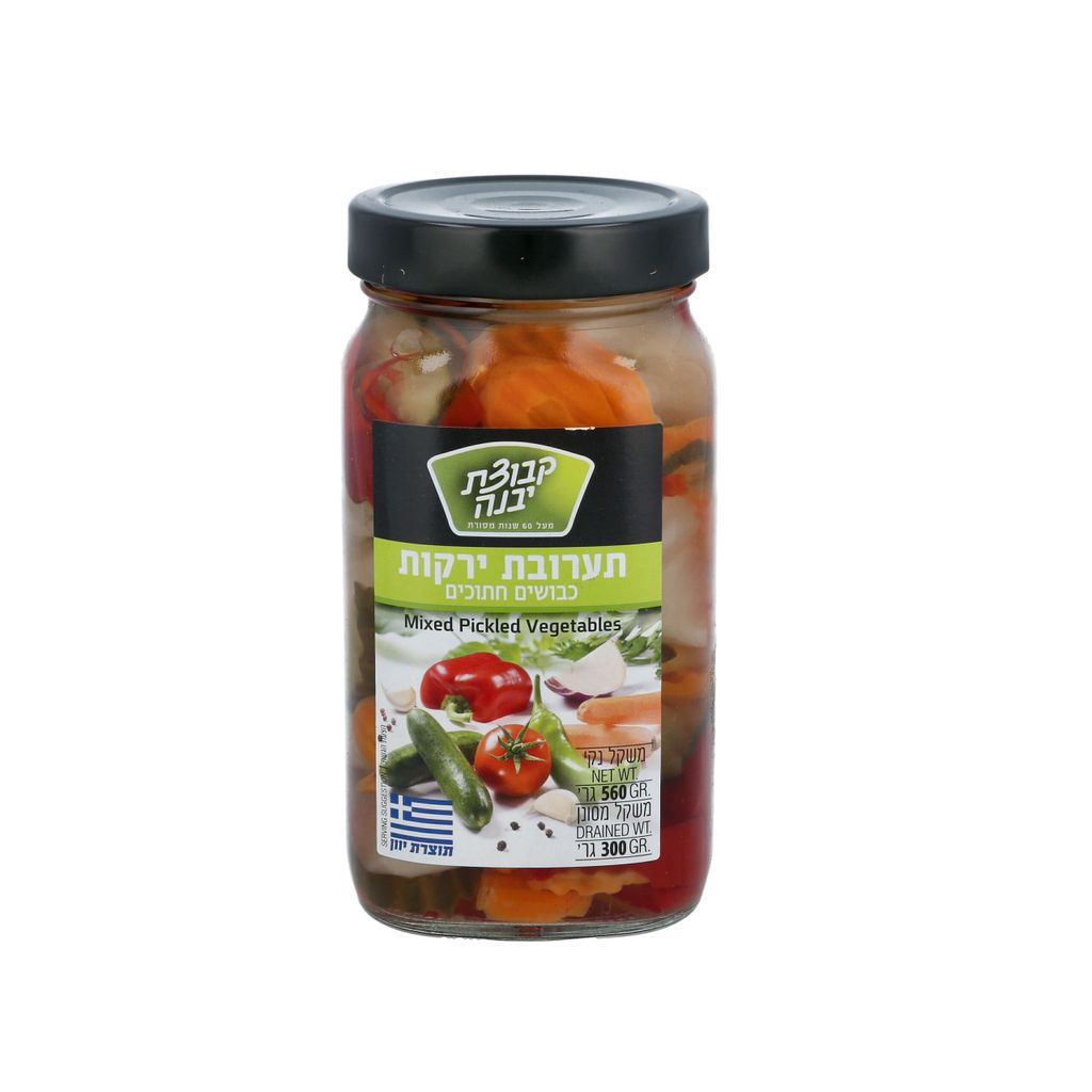 מיקס ירקות יווני צנצנת 580 גר