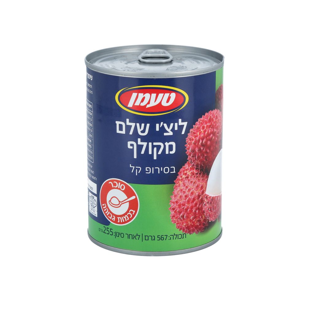 ליצי שלם מקולף בסירופ קל 567ג'