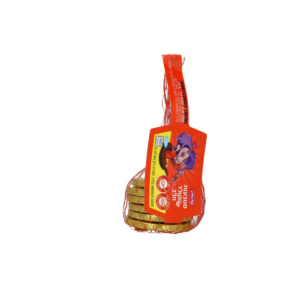 מטבעות שוקולד חלב 36 גרם