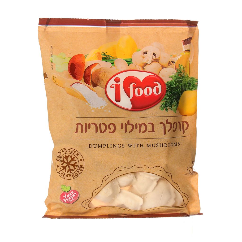 ifood קרפלך במילוי פטריות 600 גר