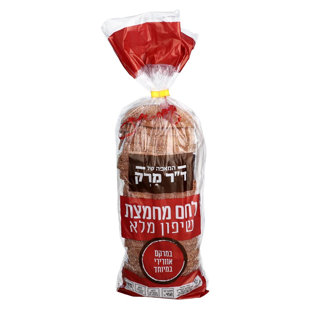 לחם מחמצת שיפון מלא 450 גר דר מרק