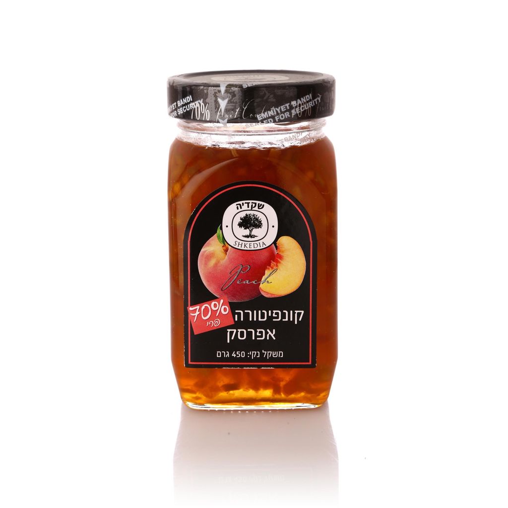 קונפיטורה אפרסק 70%