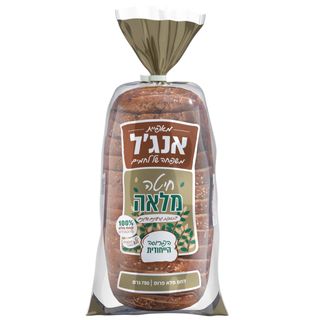 לחם חיטה מלאה פרוס בתוספת גרעינים ודגנים
