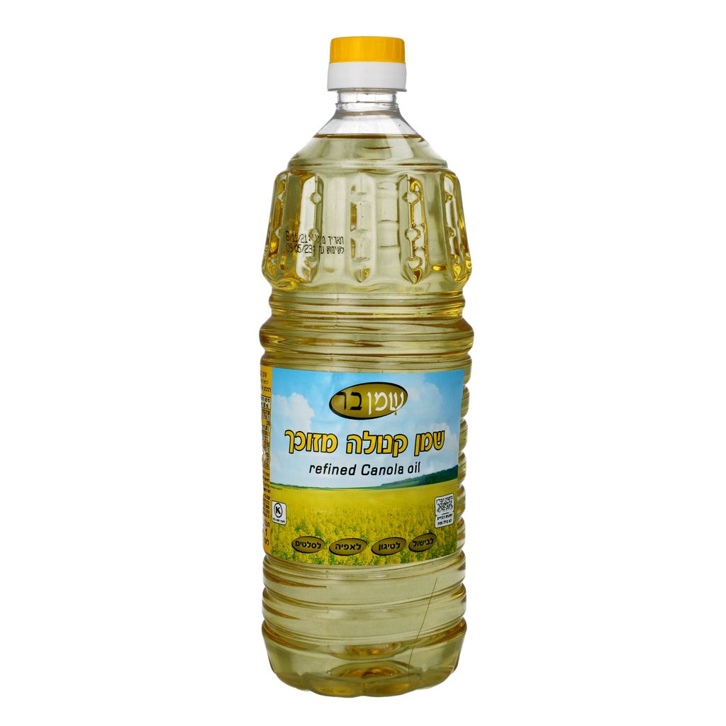שמן קנולה בר 1 ליטר