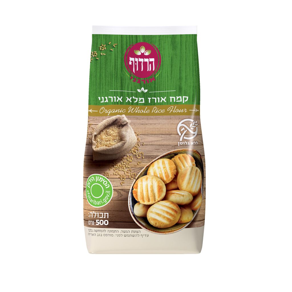 קמח אורז מלא אורגני