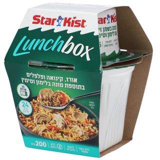 לאנץ' בוקס אורז וקינואה ופלפלים