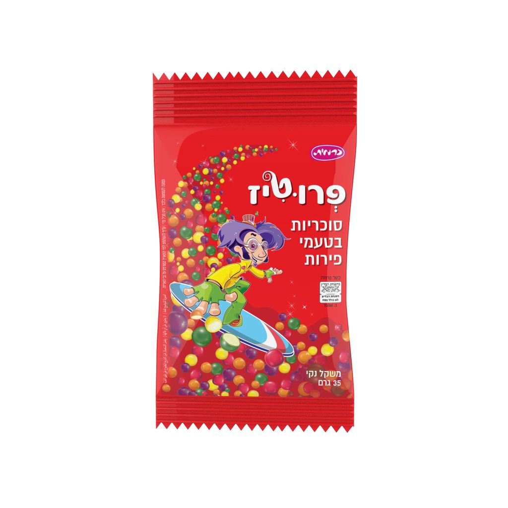 סוכריות פרוטיז בטעם פירות 35 גר