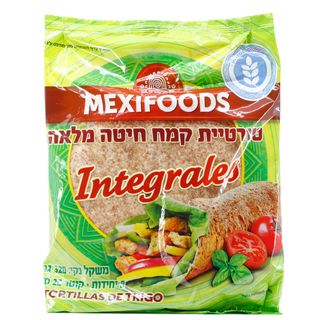 טורטיה קמח חיטה מלאה 20 ס"מ