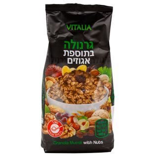 מוזלי גרנולה עם אגוזים 600 גרם