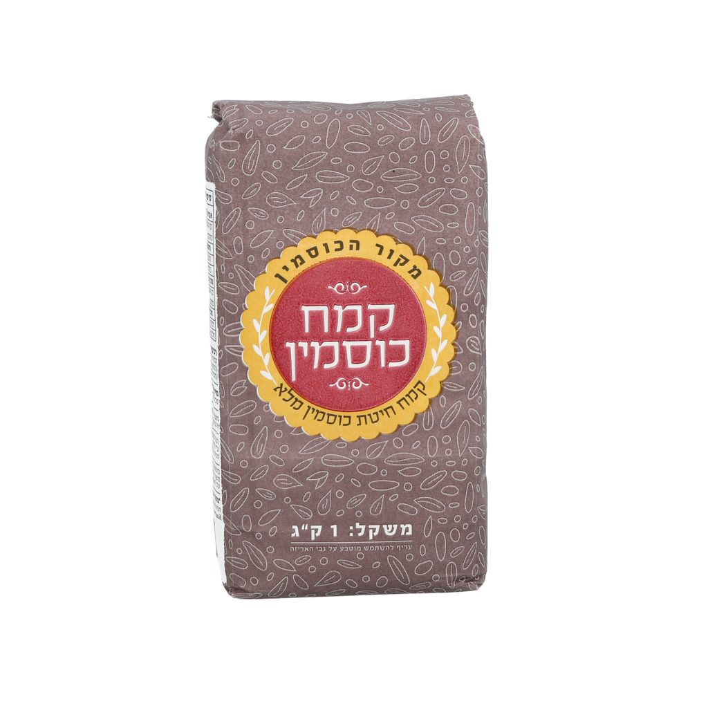 קמח חיטת כוסמין מלא נייר 1 קג