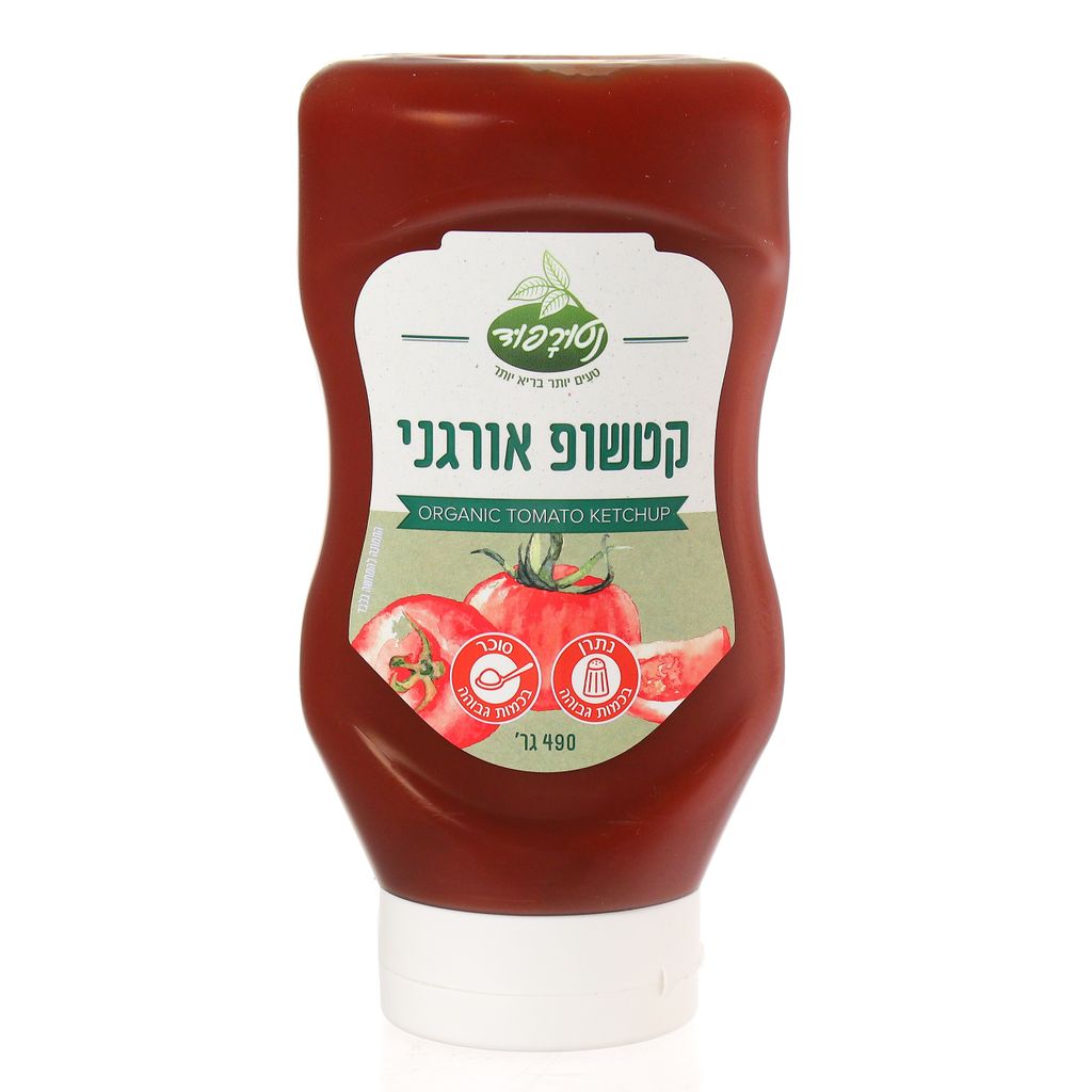 קטשופ אורגני 490 גרם