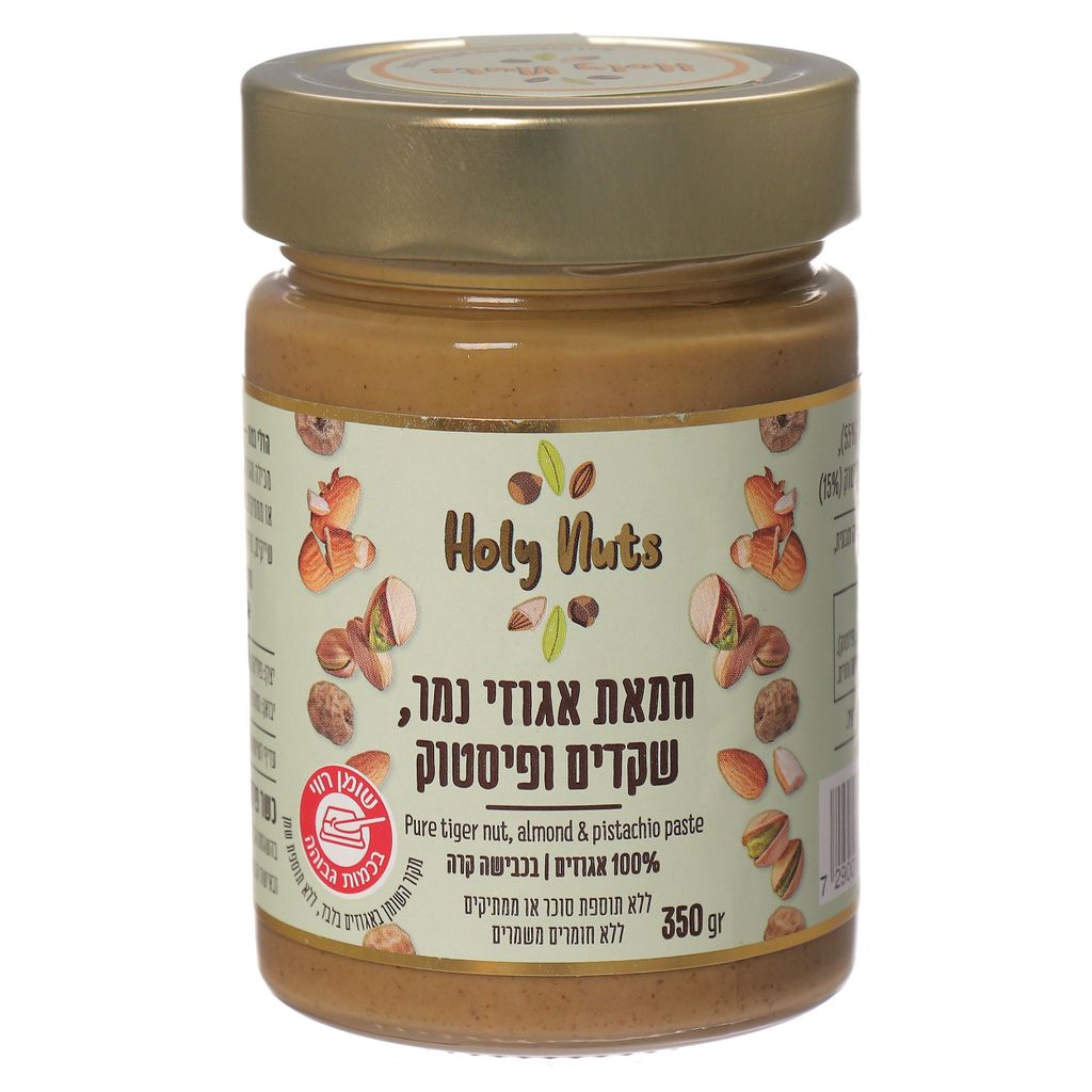 חמאת אגוזי נמר שקדים350ג