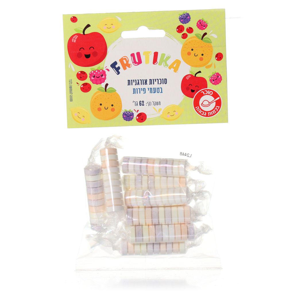 FRUTIKA סוכריות בטעמי פירות 60 גרם