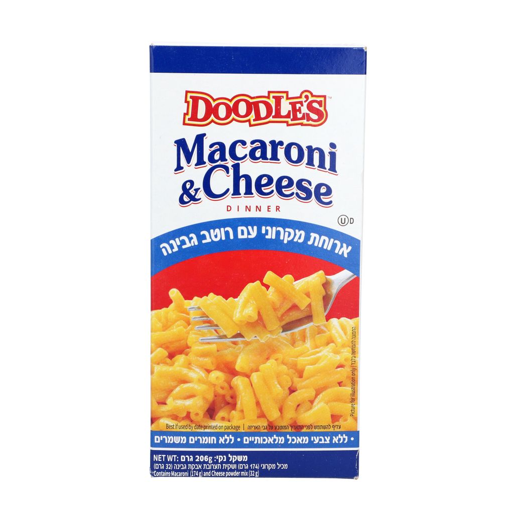 ארוחת מקרוני עם גבינה 206 גרם