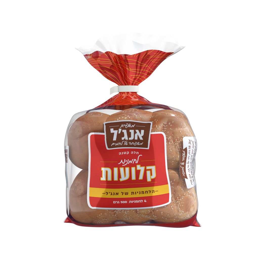אנג'ל לחמניות קלועות 4 יח'
